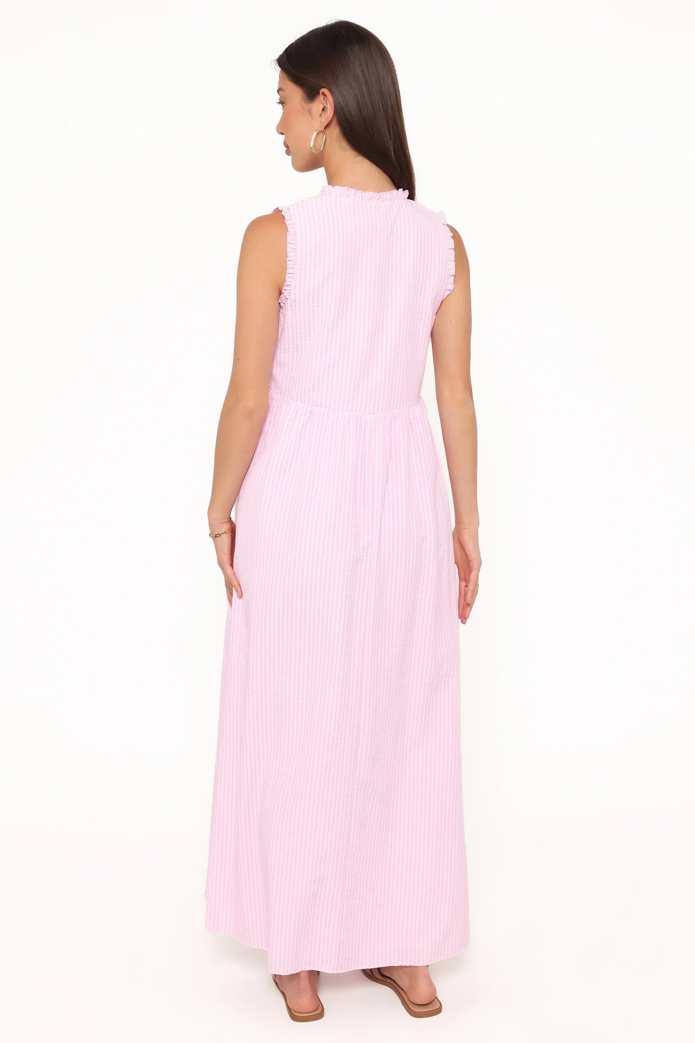 Kalan Maxi Dress Pink Stripe