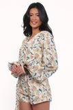 Soul Belted Romper Paisley