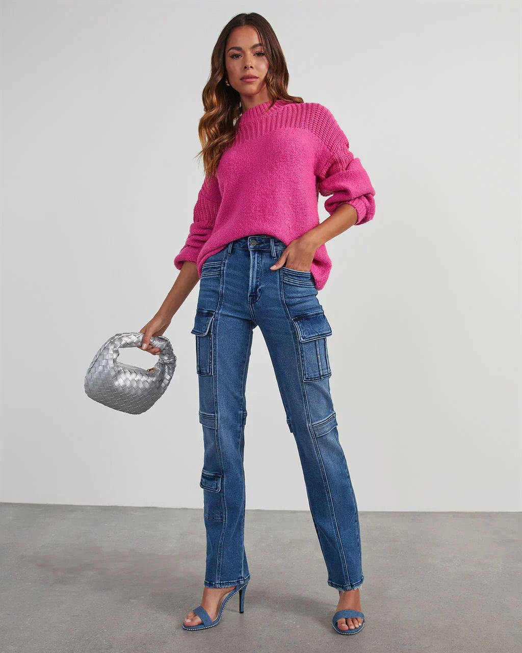 Zhaire Super Stretch High Rise Straight Jeans