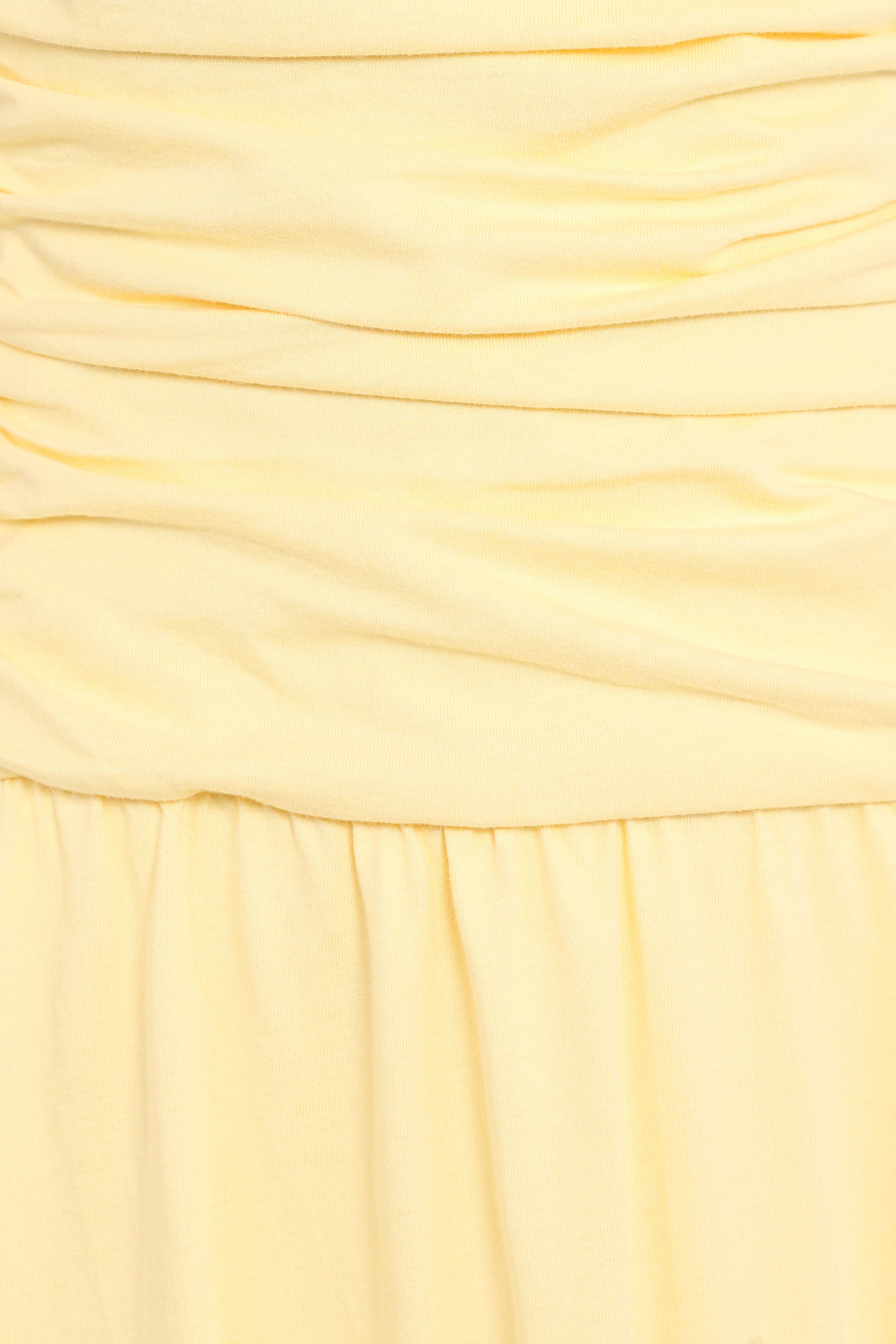 Emalia Halter Maxi Dress Pale Yellow