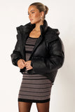 Tania Puffer Jacket Black