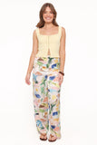 Alba Wide Leg Pant Cream Resort Isle