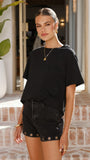 Rollas Mirage Short Black Sand Eyelet