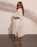 Melisse Ruffle Trim Tunic Top