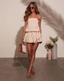 Pennie Pleated Mini Skort