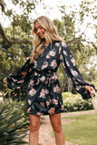 Emillia Dress Dark Floral