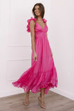 Bonito Midi Dress Berry