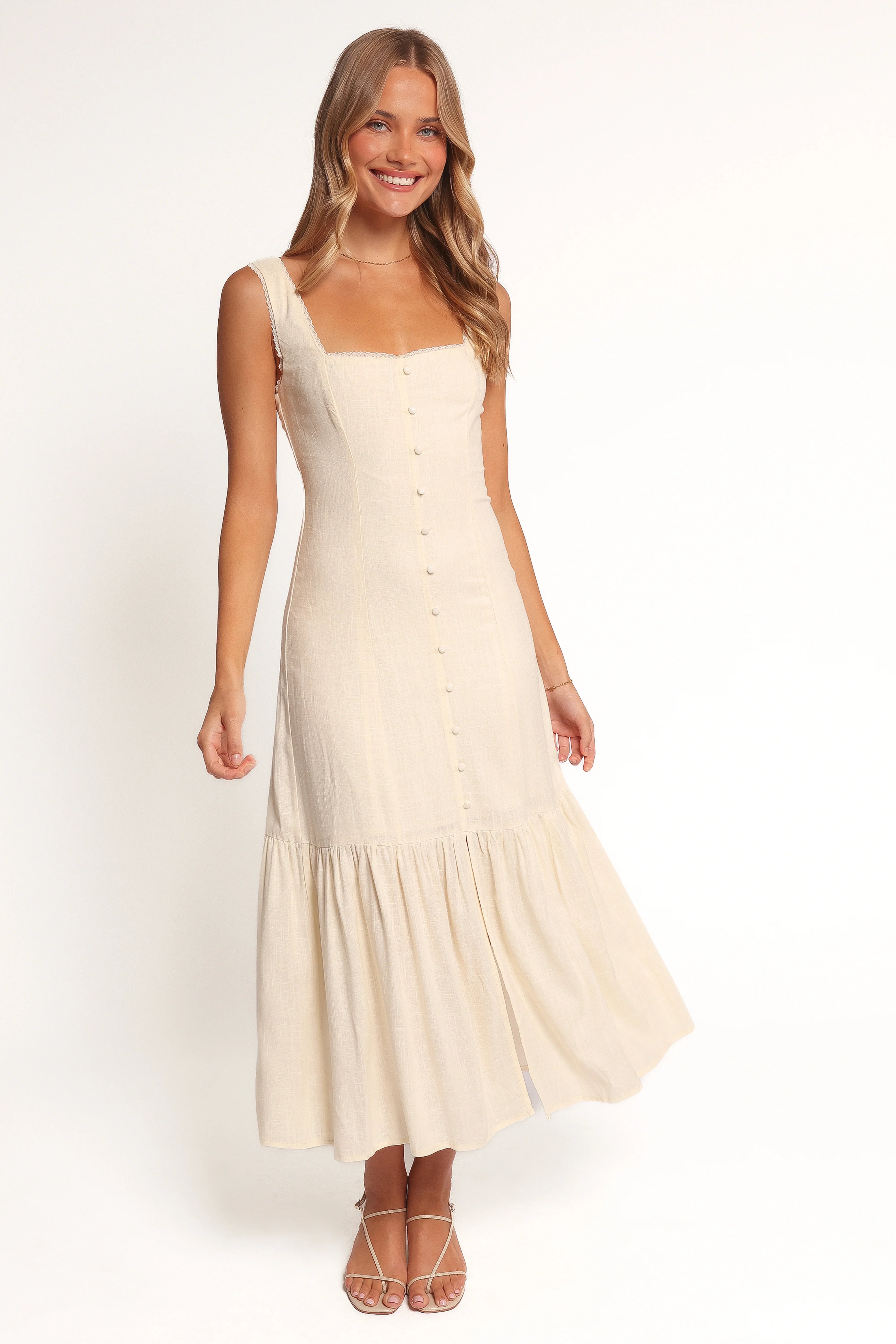 Brisa Maxi Dress Cream