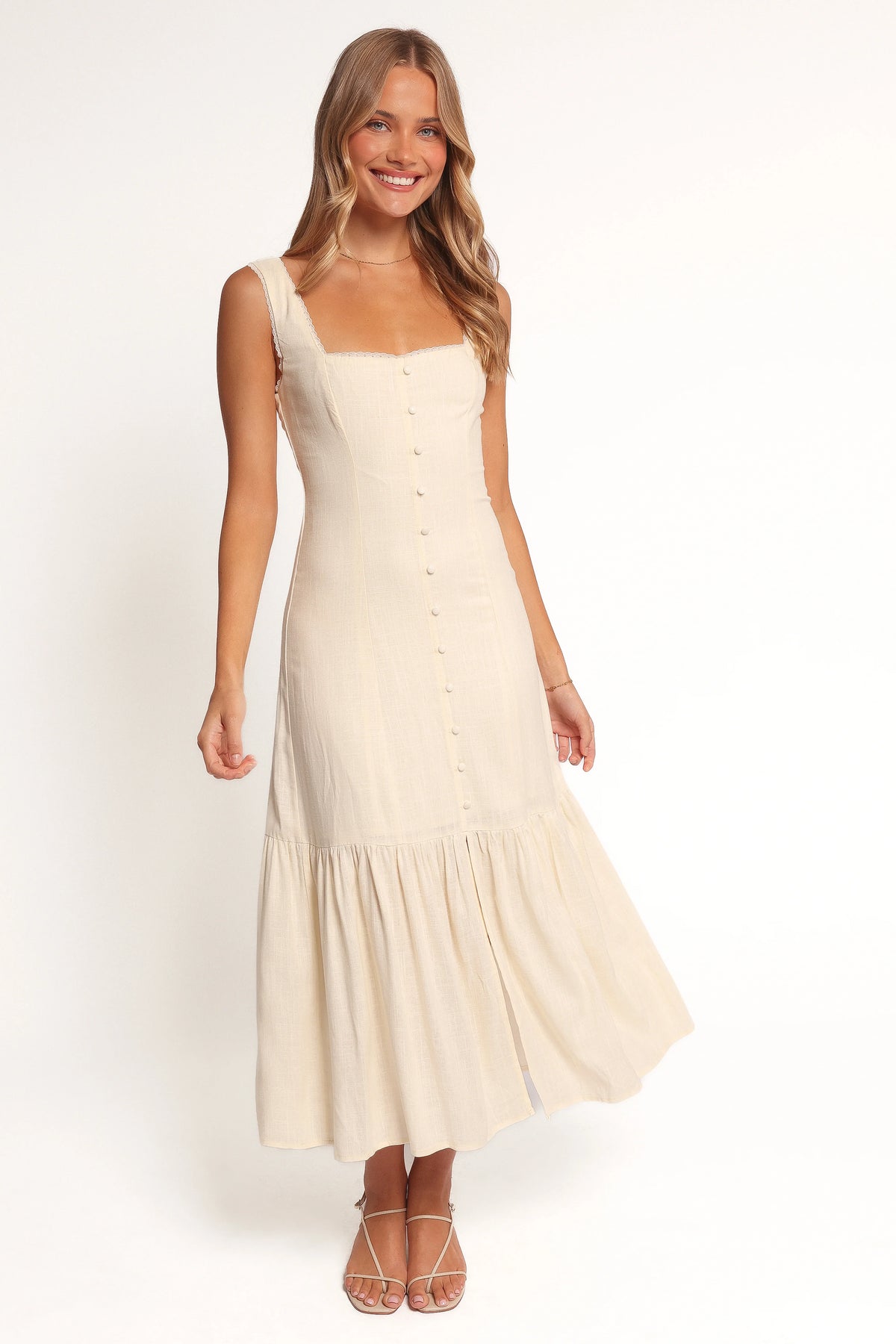 Brisa Maxi Dress Cream