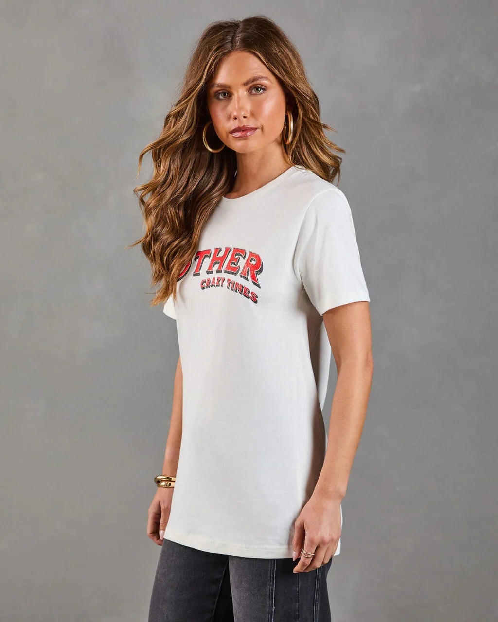 Mother Crazy Times Short Sleeve Graphic Tee