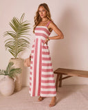 Everen Striped Maxi Dress