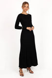 Alison Long Sleeve Maxi Dress Black