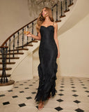 Dusk Darling Lace Slip Maxi Dress
