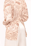 Rosalie Shirt Brown Paisley