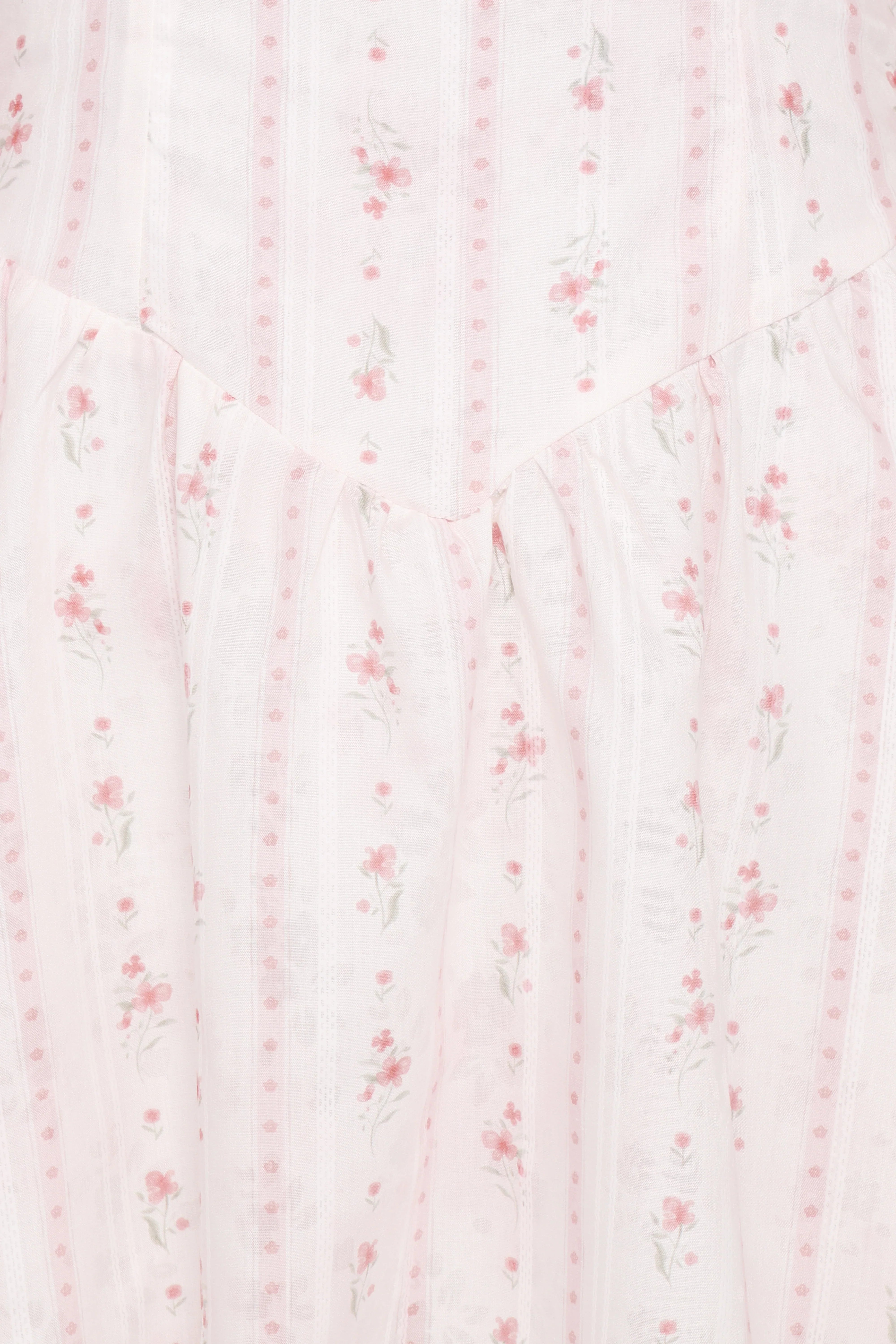 Athena Mini Dress White Floral