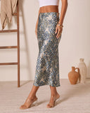 Poppy Dust Floral Maxi Skirt