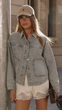 Franklyn Denim Jacket Stone Wash