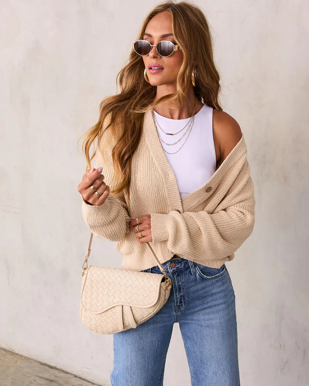 Jovanna Buttoned Cardigan Sweater