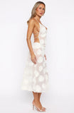 Hot Nights Midi Skirt Cream