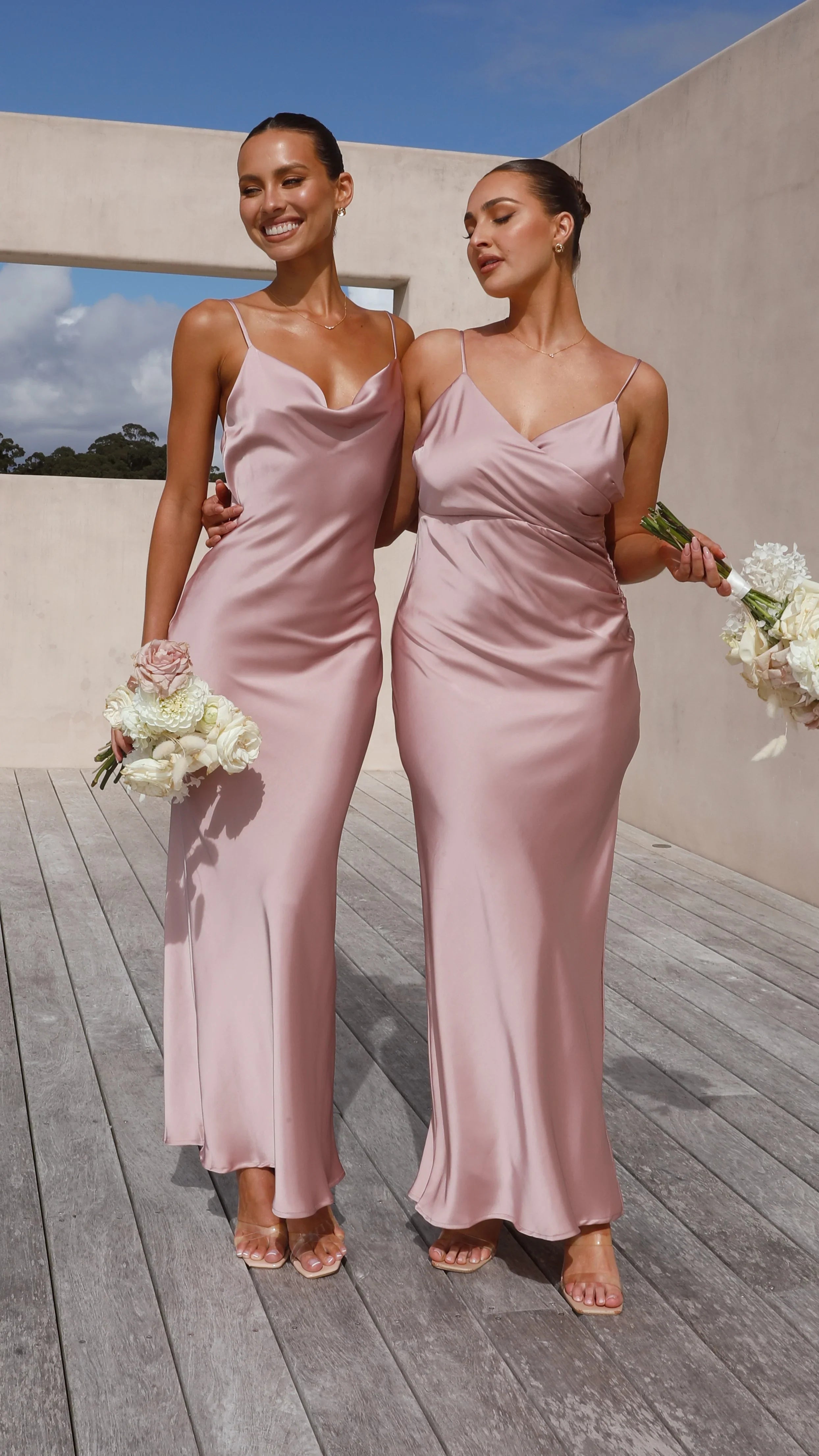Willow Maxi Dress Dusty Pink
