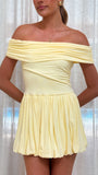 Manalla Mini Dress Lemon