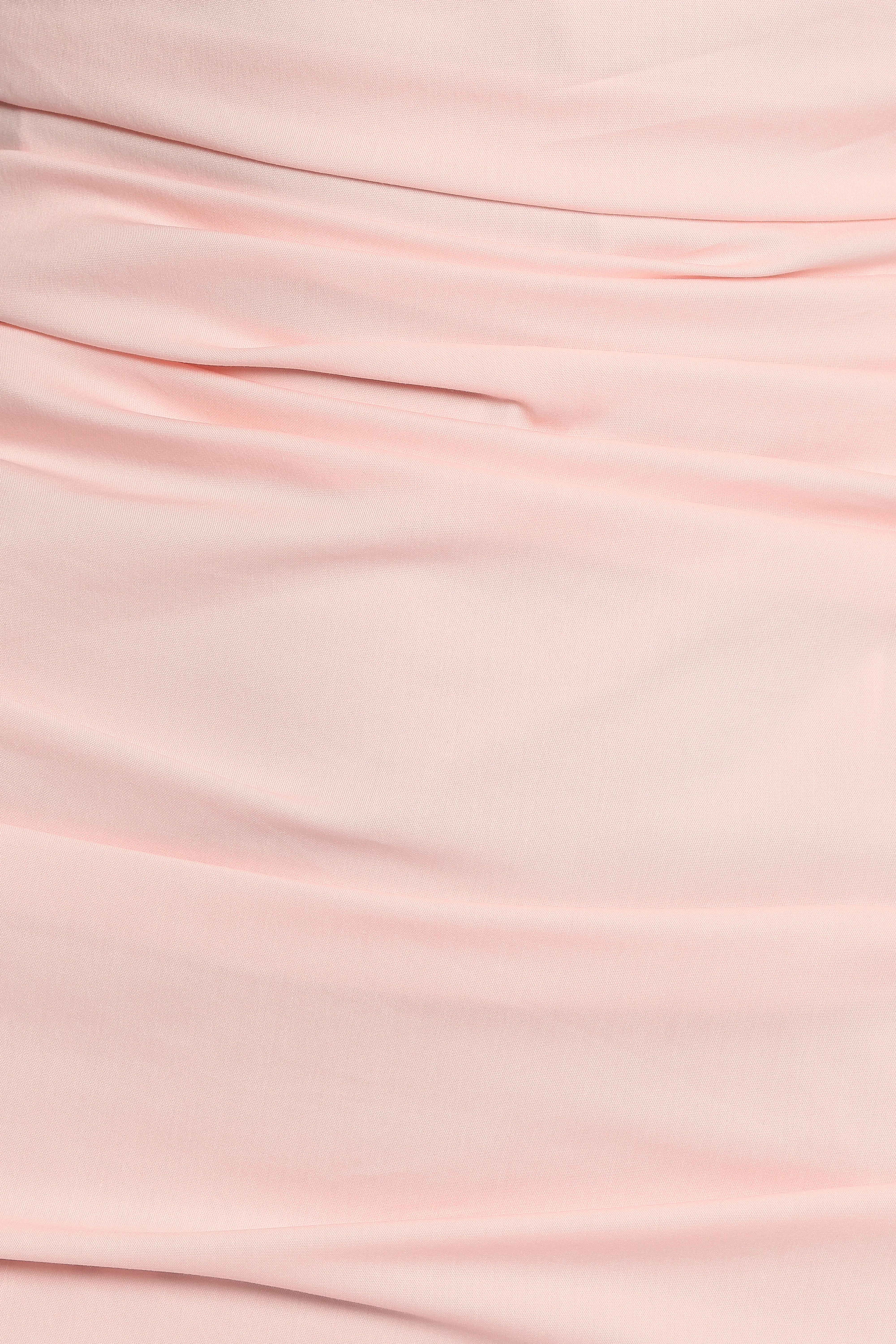Eliya One Shoulder Frill Maxi Dress Ballet Pink