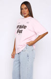 Seeing Stars Oversized Tee Pink