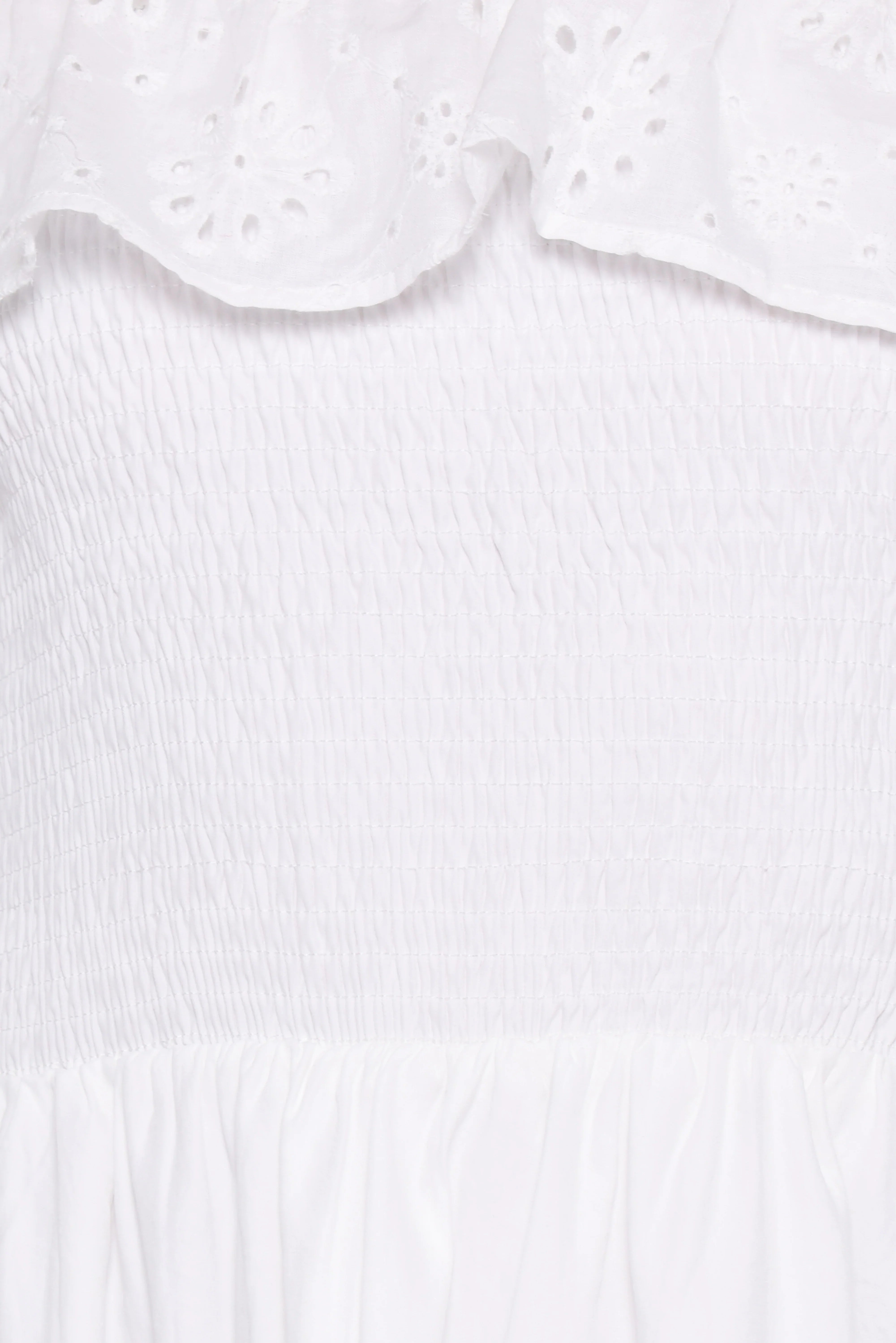Gilbert Strapless Maxi Dress White