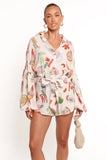 Jillia Long Sleeve Romper Alfresco