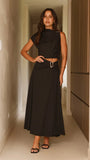 Delphine Maxi Skirt Black
