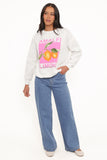 Amalfi Graphic Sweatshirt White