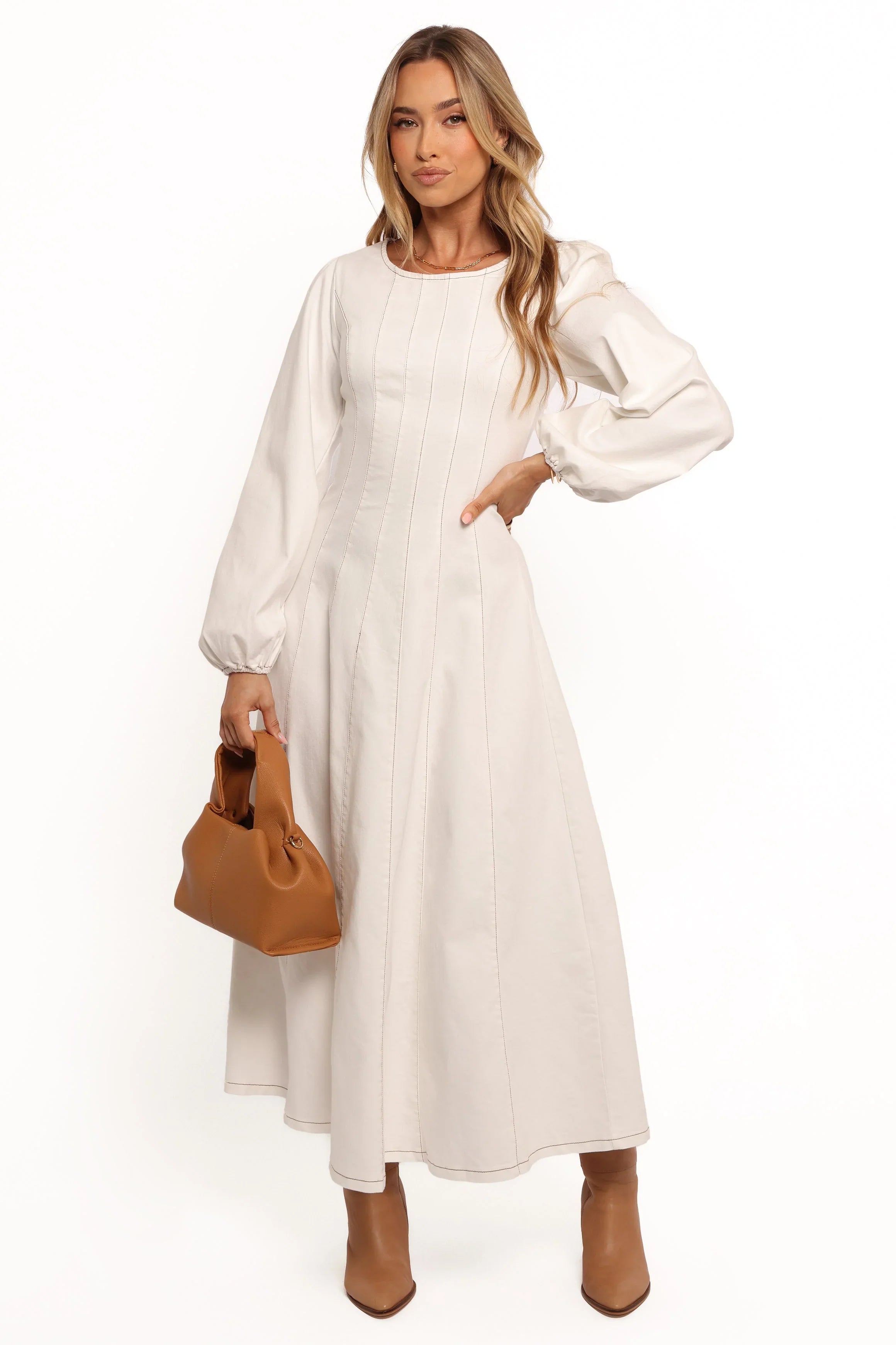 Cilla Midi Dress White