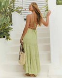 Dewdrop Tiered Maxi Dress