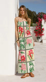 Elora Maxi Dress Tropical Bloom