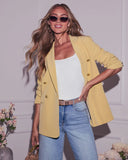 Sunshine Days Double Breasted Blazer