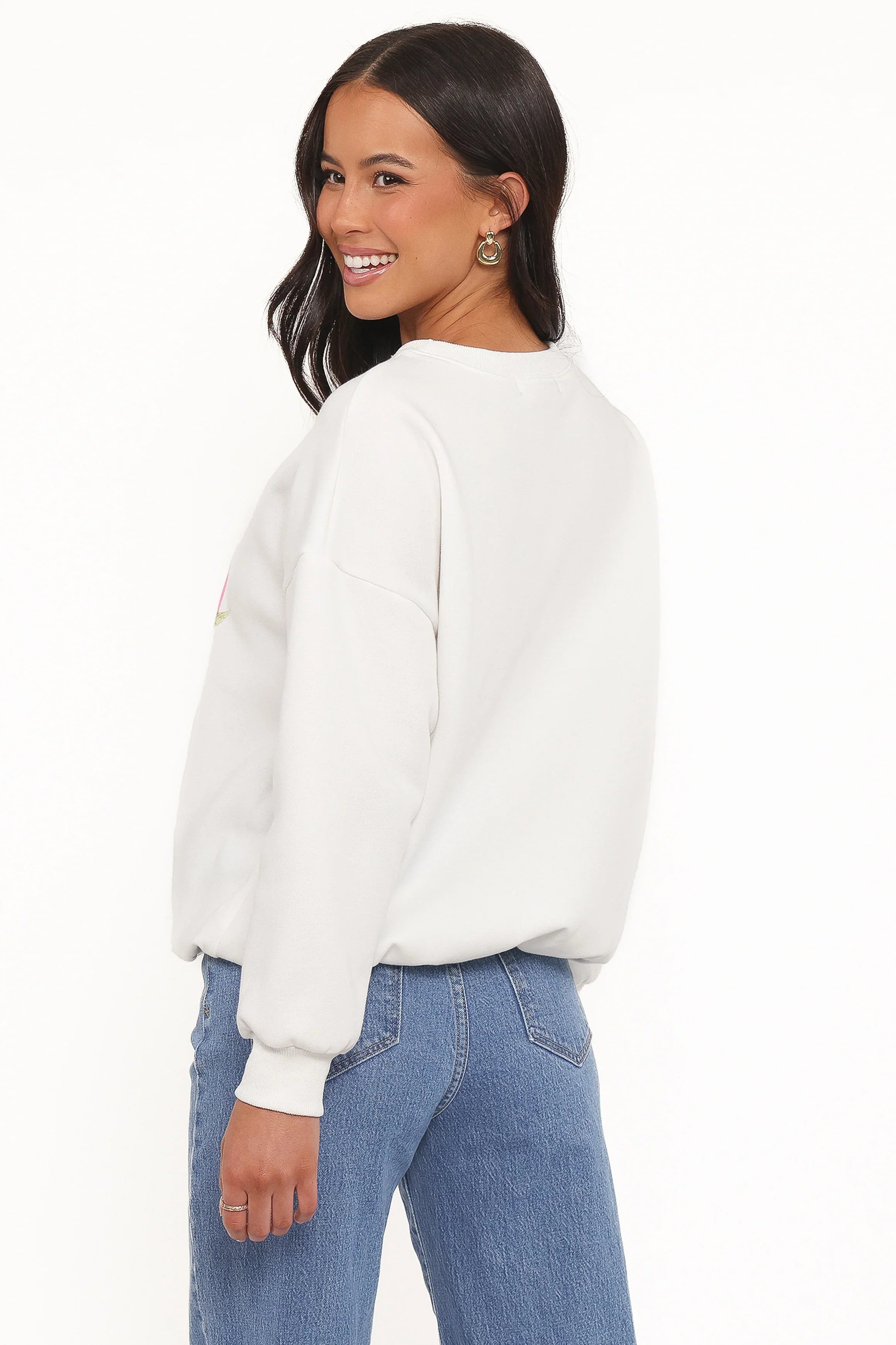 Amalfi Graphic Sweatshirt White