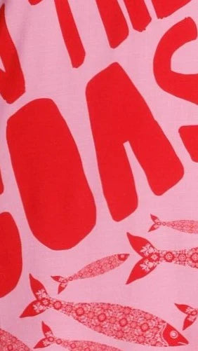 Elidie Maxi Dress Pink Red Tide