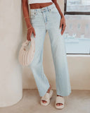 Logan Super Stretch High Rise Relaxed Jeans