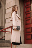 Cayenne Contrast Binding Trench Coat Camel