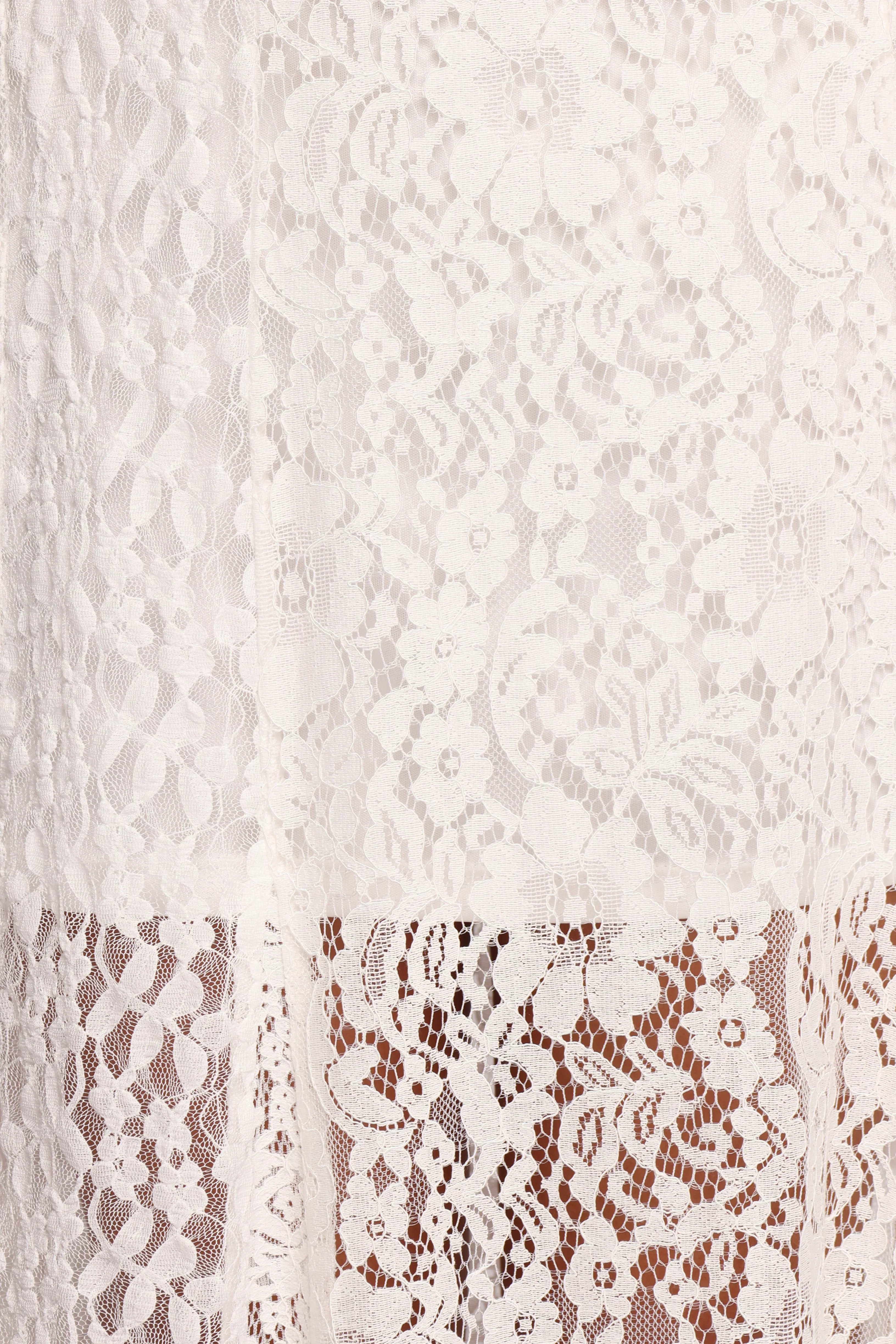 Varia Lace Maxi Dress White