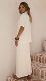 Razi Button Up Shirt Ivory