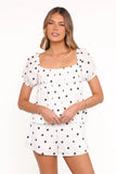 Julia Set Black Polkadot