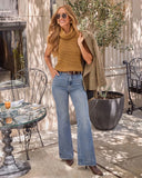 Karlah Sleeveless Turtleneck Top