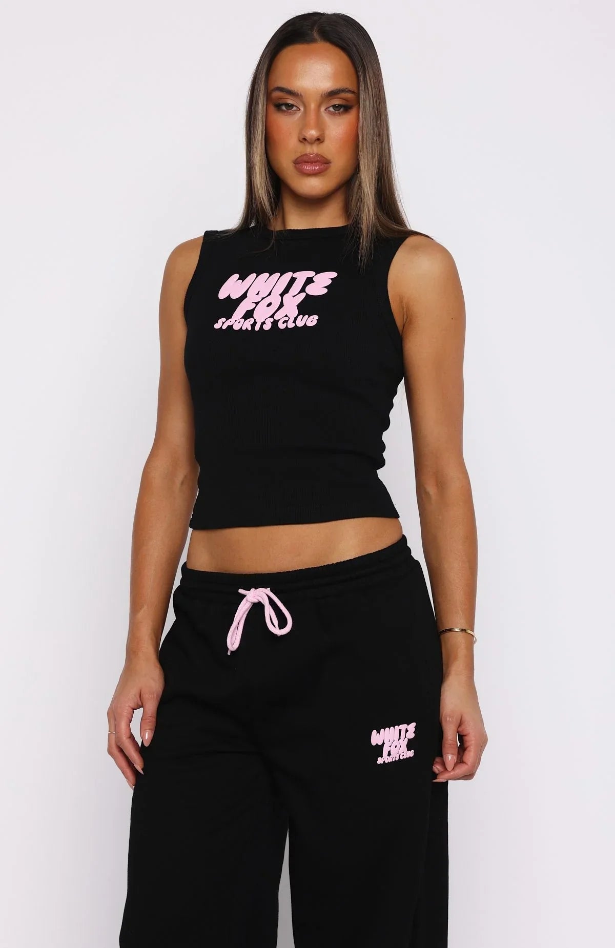 Club 14 Allie Tank Top Black