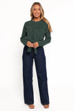 Captivate Knit Sweater Emerald