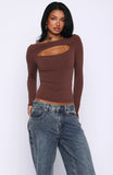 You Just Get Better Long Sleeve Top Expresso