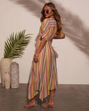 Vivica Striped Maxi Dress