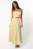 Serafina Two Piece Set Orange Stripe