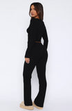 Dont Wake Me Up Pyjama Set Black