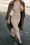 Payton Knitted Set Taupe